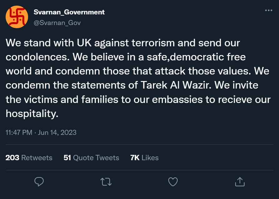 Svarna Gov tweet.png